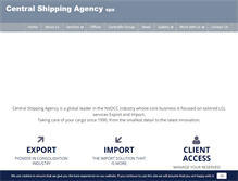 Tablet Screenshot of centralshipping.it